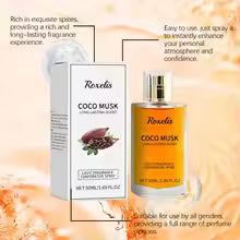Roxelis Charm Gulong Eau De Toilette Men's Perfume - Long-Lasting Light Elegant Fresh Fragrance