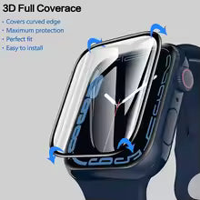 Protector Film For Apple Watch 44mm 45mm 40mm 41mm 49mm 42 38mm Curved Screen Protectors iwatch series 8 7 SE 9 Ultra 10 42/46MM
