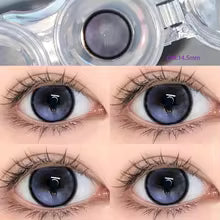 Bio-essence Contact Lenses 2PCS Colored Contact Lenses Cosplay Red Lenses 1Year Fashion Color Beauty Lenses Party Cute Eye Lens