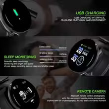Round Digital Smart Sport Watch – LED Electronic Bluetooth Wristwatch for Men/Women/Kids (Dropshipping Ready)