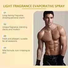 Roxelis Charm Gulong Eau De Toilette Men's Perfume - Long-Lasting Light Elegant Fresh Fragrance