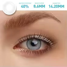 MILL CREEK 2PCS Contact Lenses for Eyes with Lenses Case Natural Soft Colored Lenses Diameter 14.2mm One Year Use Fast Shipping