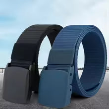 Military Men Belt 2023 Army Belts Adjustable Belt Men Outdoor Travel Tactical Waist Belt with Plastic Buckle for Pants 120cm