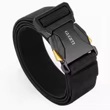 Men's War 15 Elastic Tactical Belt Simple And Premium Sports Belt Fashionable And Versatile Alloy Men's Belt
